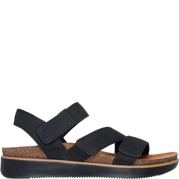 Skechers Women's Lifted Comfort Sandal - Black 163252