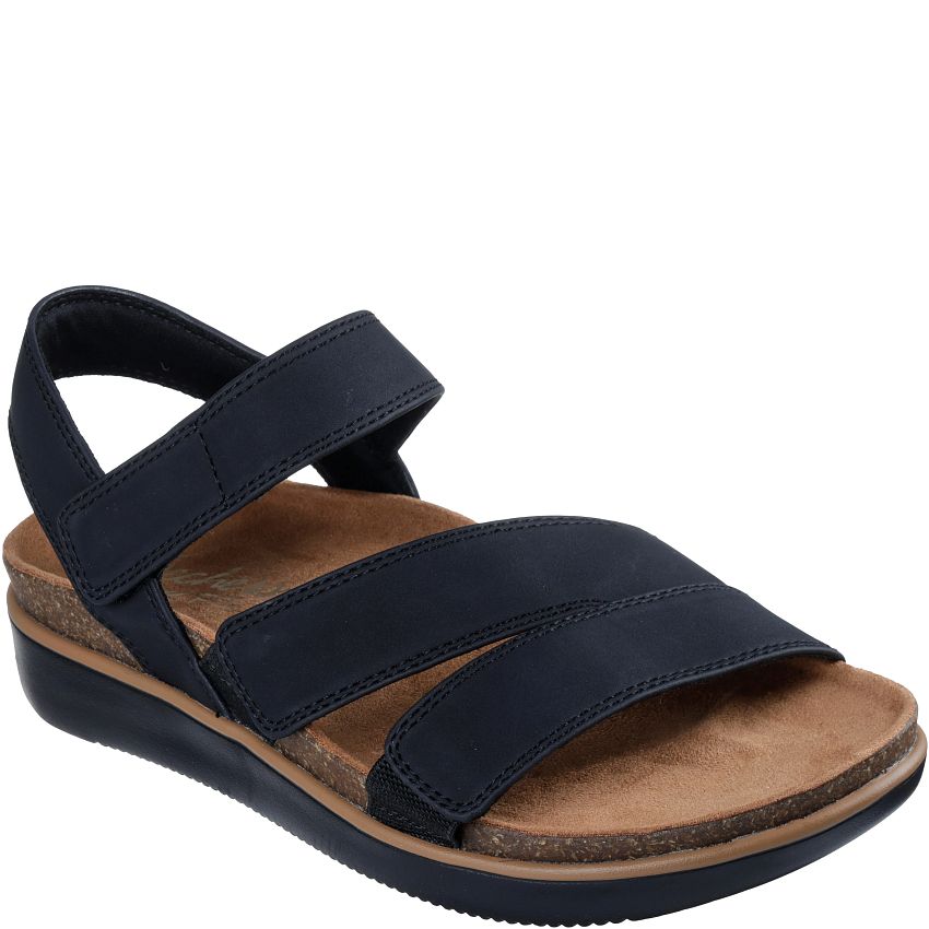 Skechers Women's Lifted Comfort Sandal - Black 163252