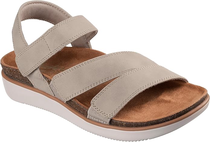 Skechers Women's Lifted Comfort Sandal - Taupe 163252