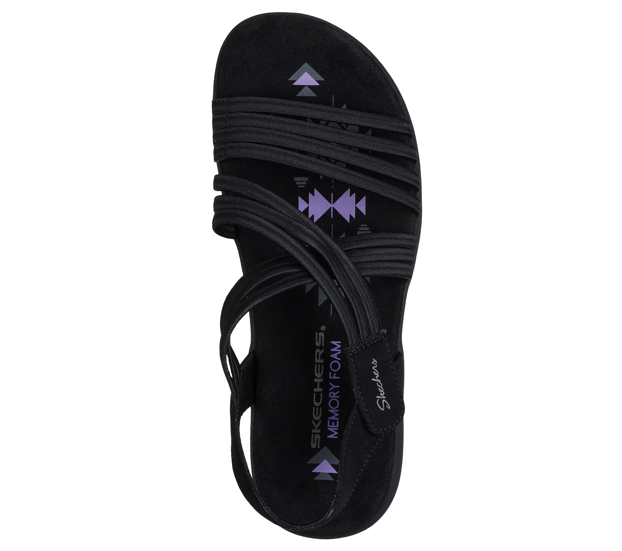 Skechers Women's Reggae Slim - Sunnyside 2.0 Sandal - Black 164036