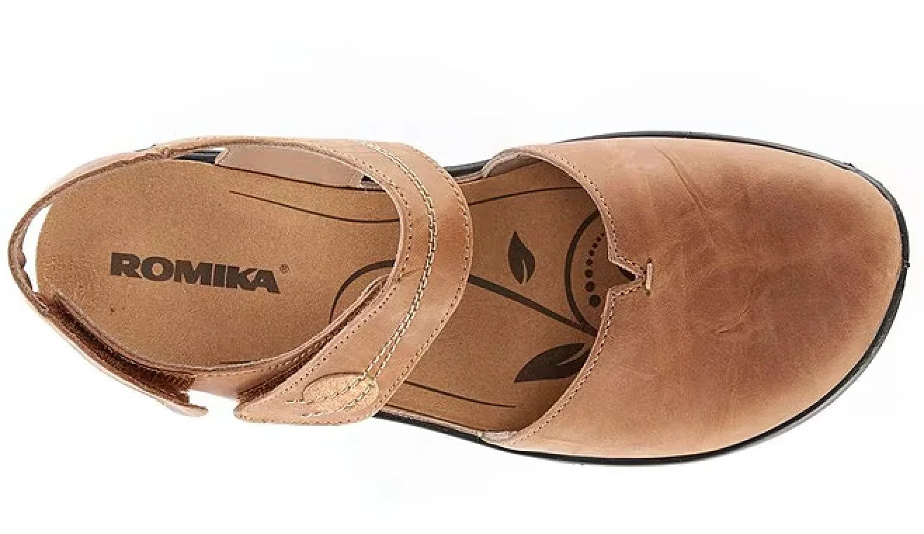 Romika Women's Ibiza 77 Clog Sandal - Camel 16777