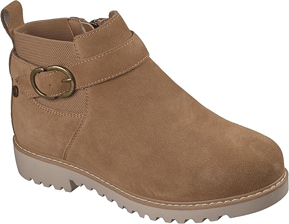 Skechers Women's Arch Fit Marlie Flirty Vibes Bootie - Tan 167960