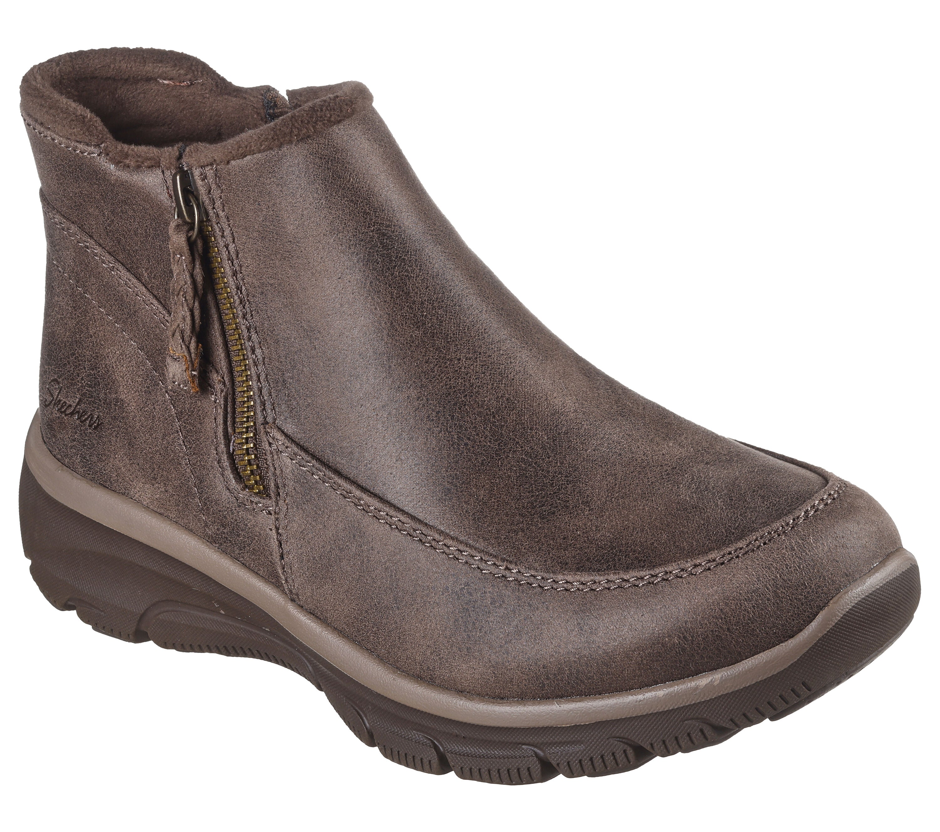 (取寄) スケッチャーズ レディース イージー ゴーイング - イントゥ フォール SKECHERS women Easy Going - Into Fall Chocolate Skechers Women's Easy Going-Into Fall Bootie - Chocolate 168031