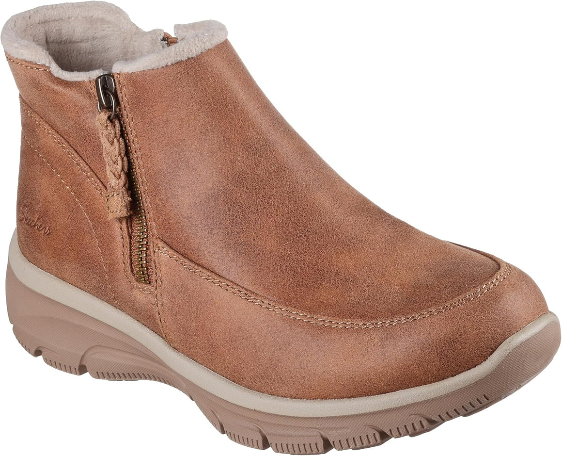 Skechers Women's Easy Going-Into Fall Bootie - Chestnut 168031