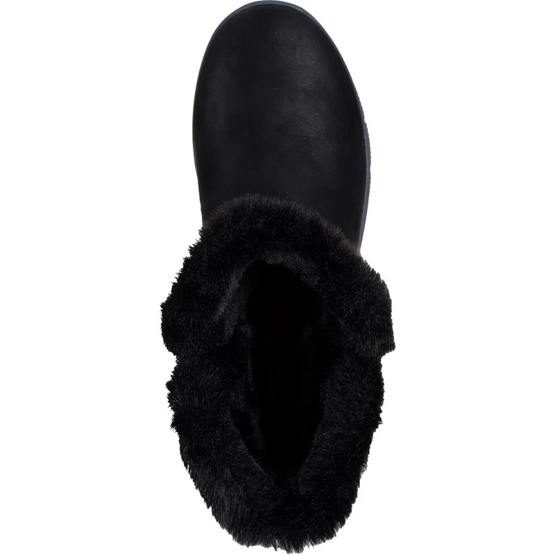 Skechers Women's Easy Going Slip-Ins Dreamers Move Boot - Black 168045 - ShoeShackOnline