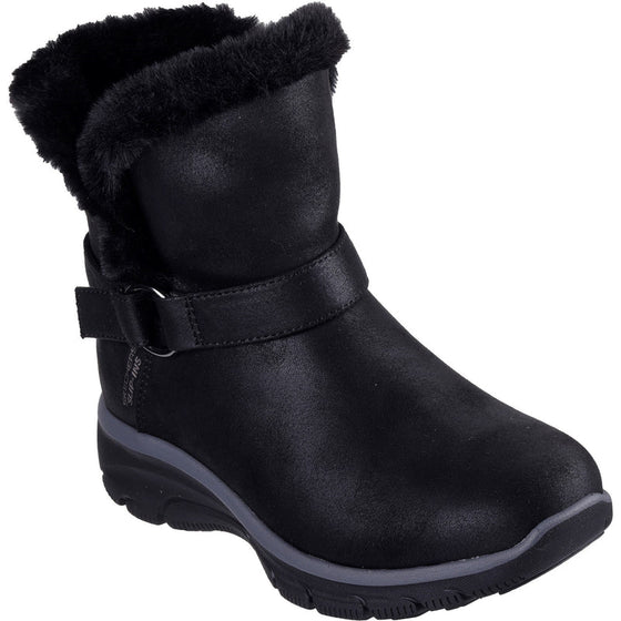 Skechers Women's Easy Going Slip-Ins Dreamers Move Boot - Black 168045 - ShoeShackOnline