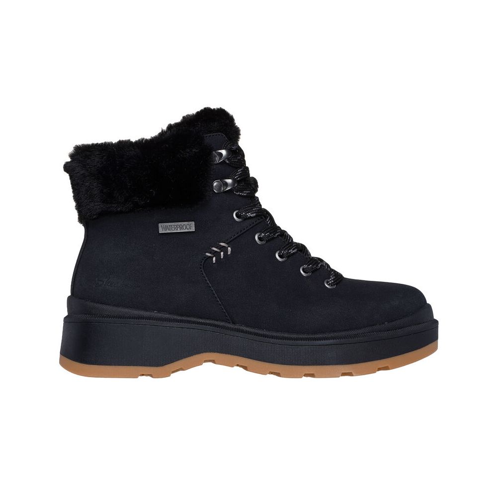 gorkin3333 　PLACEBO ZEKE Skechers Women's Park City Waterproof Women's Boot - Black 168087