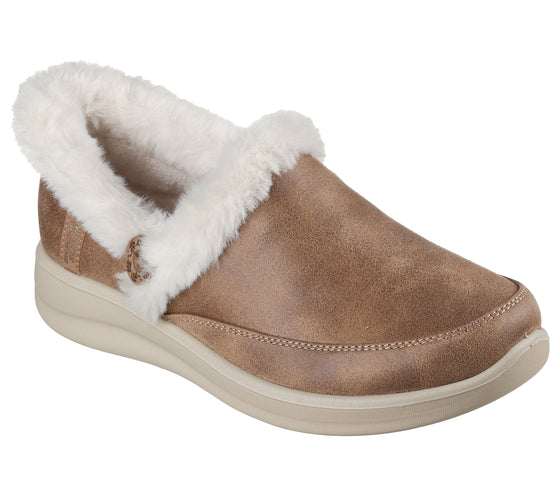 Skechers Cozy Escape Fur Slipper - Chestnut 168114