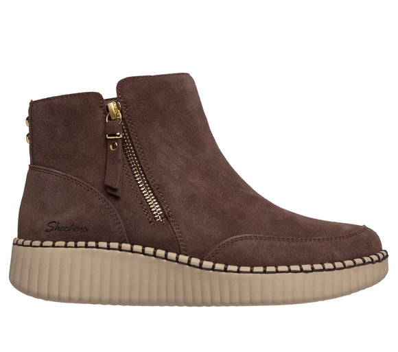 Skechers Women's Wilshire Blvd-Weekend Crush Bootie - Chocolate 169086