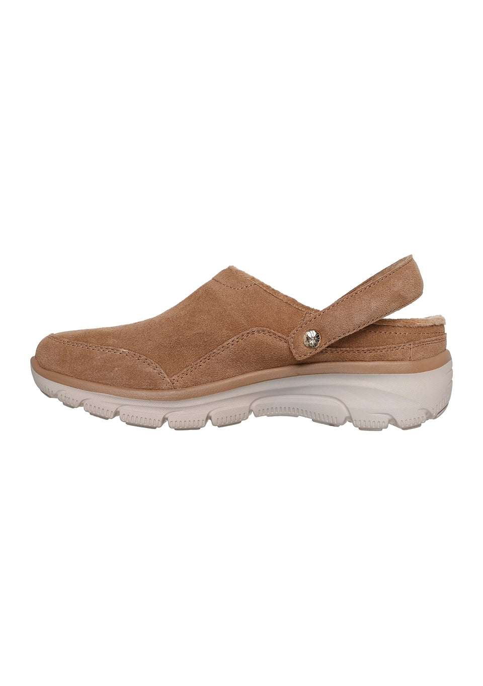Skechers Women's Easy Going - Distinctive Charm Slip-On Clog - Tan 169120