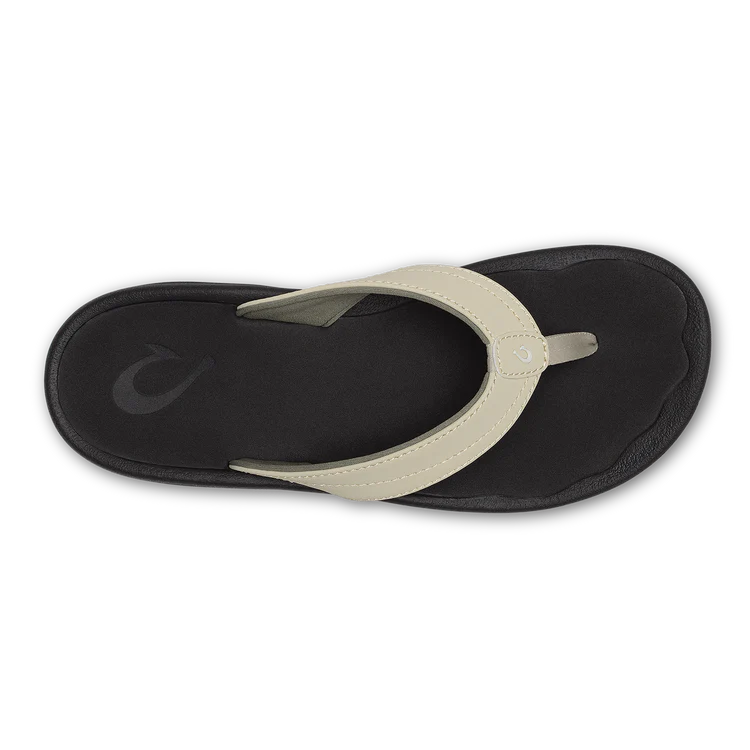 Olukai Women's 'Ohana Sandal - Ecru/Black 20110-FD40