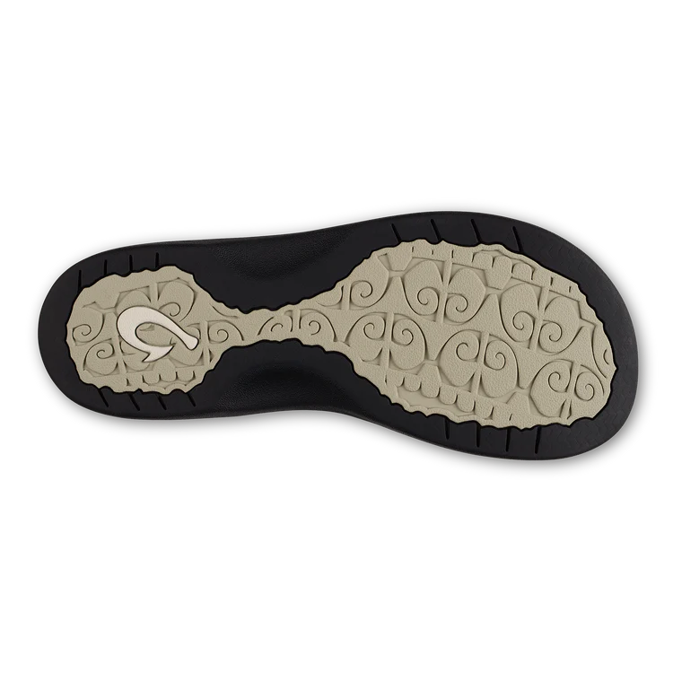 Olukai Women's 'Ohana Sandal - Ecru/Black 20110-FD40