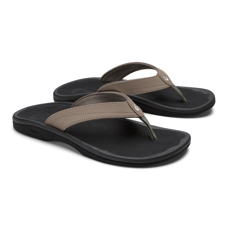 Olukai Women's 'Ohana Sandal - Warm Taupe/Black 20110-WM40