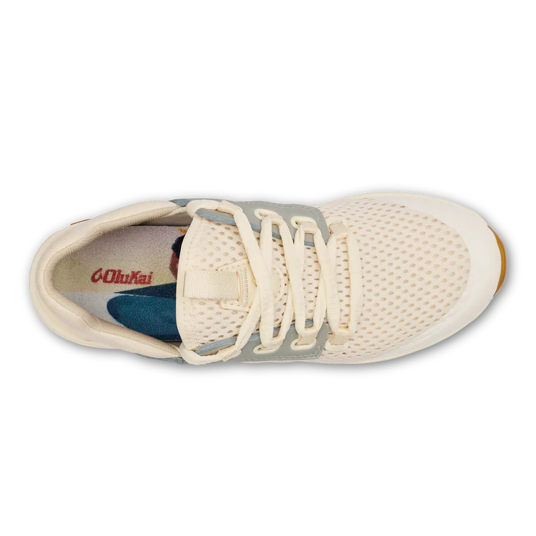Olukai Women's Wailuku Walking Sneaker - W Off White/Off White 20478-1818