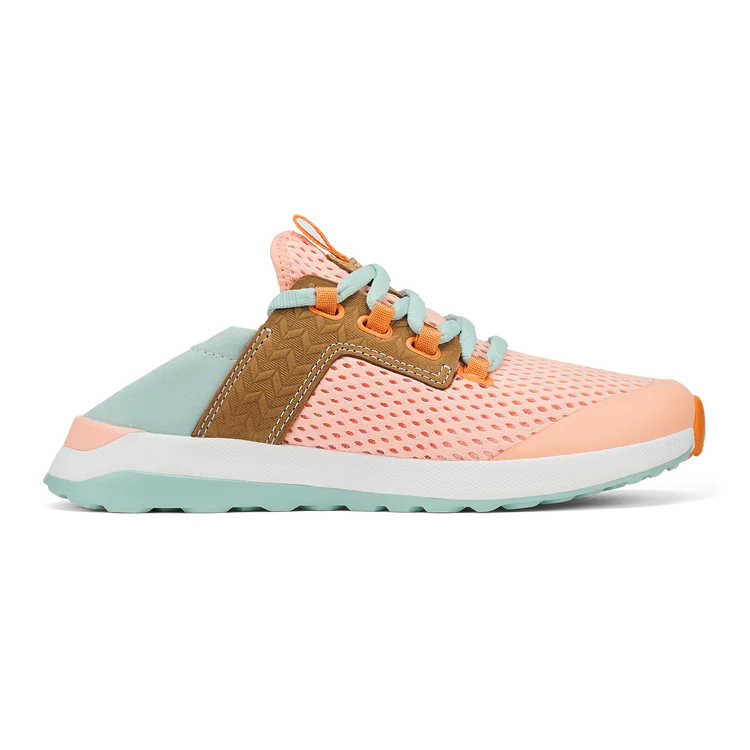 Olukai Women's Wailuku Walking Sneaker - Peach/Swell 20478-PCAA