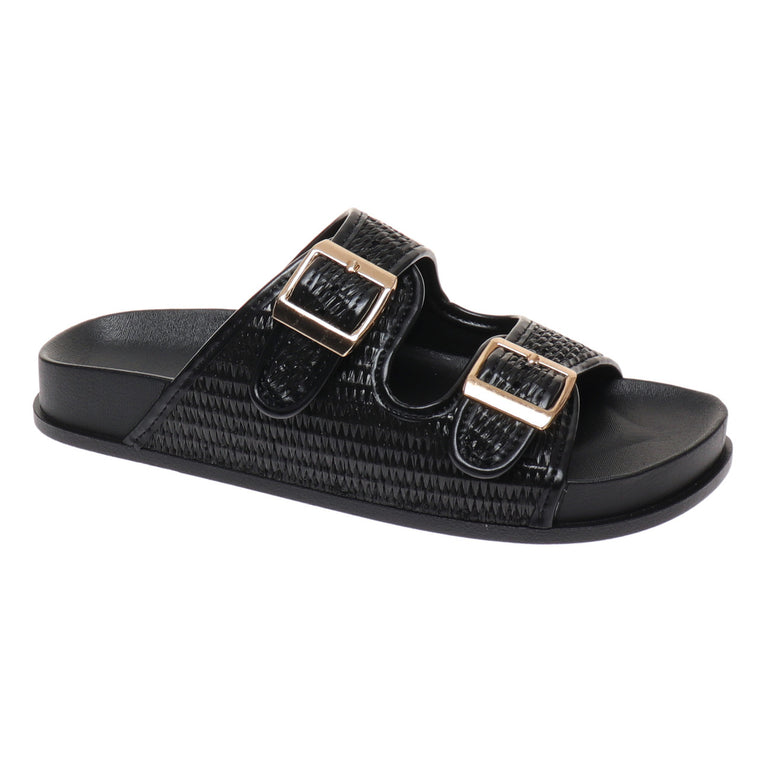 Pierre Dumas Women's Sonia-2 Slide Sandal - Black 21223-501