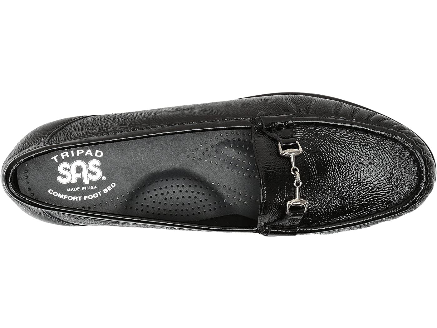 SAS Women's Metro Loafer - Black Patent 2124-013