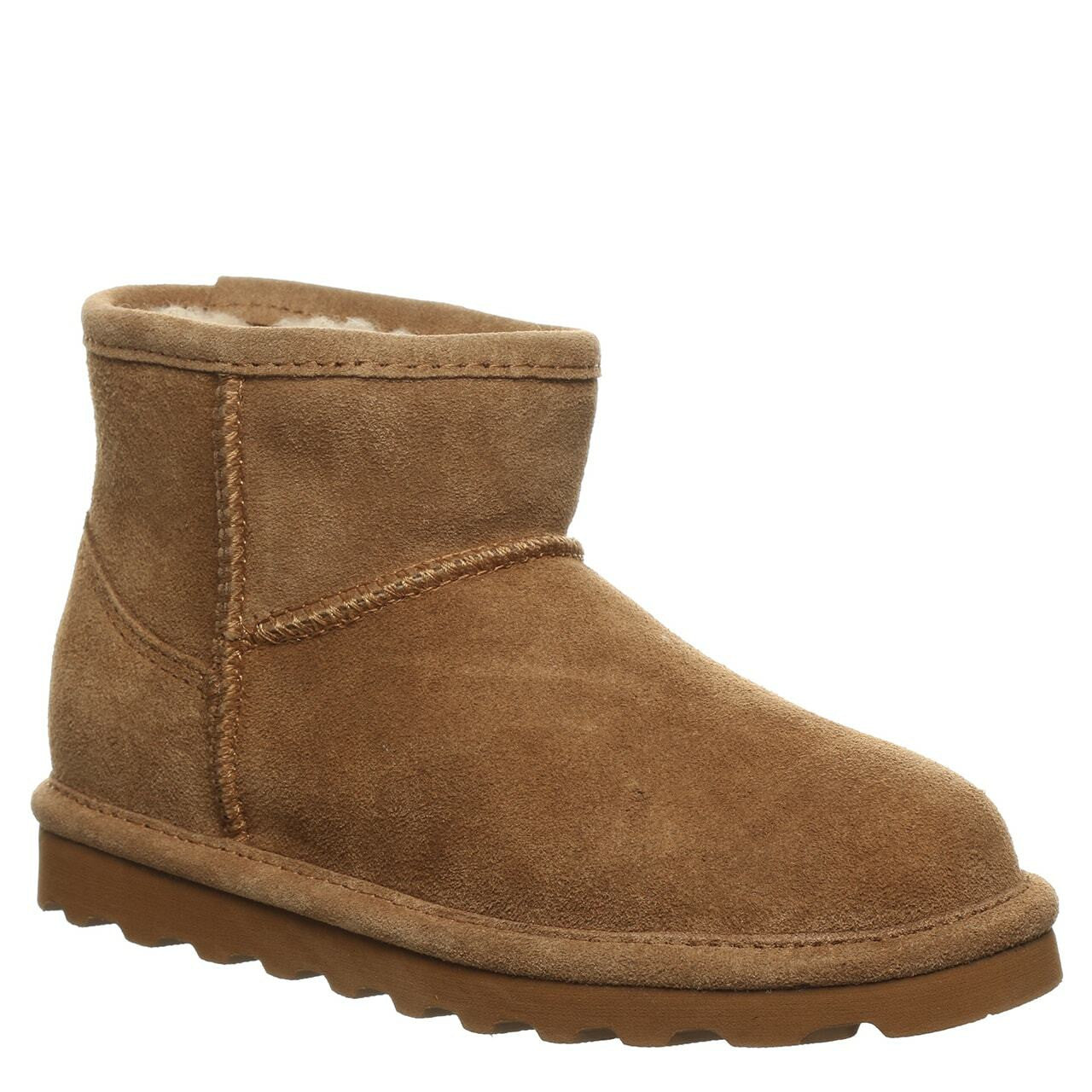 Bearpaw Youth Alyssa Short Fur Boot - Hickory II 2130Y