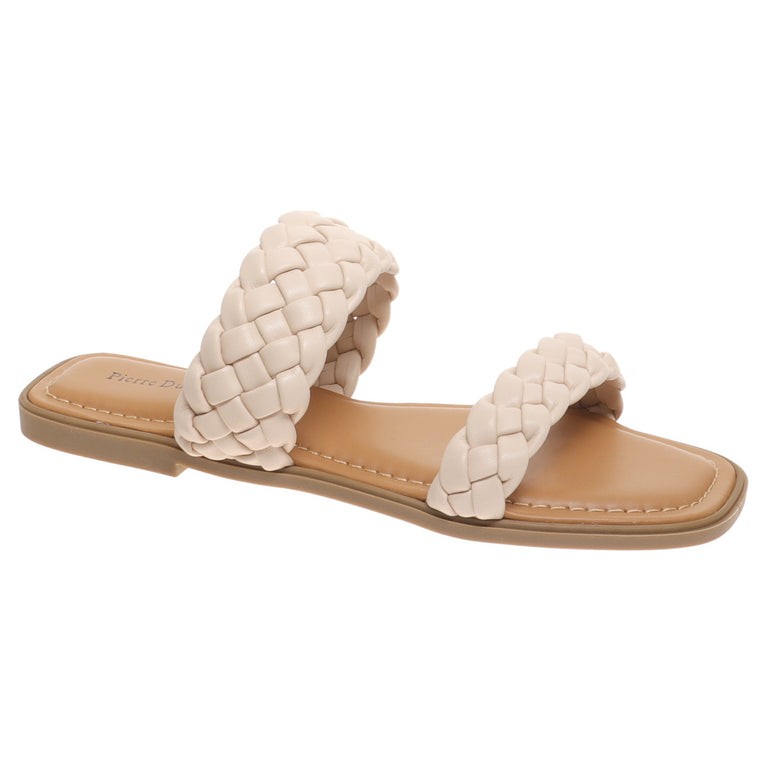 Pierre Dumas Women's Empress-27 Braided Sandal - Nude 21445-112