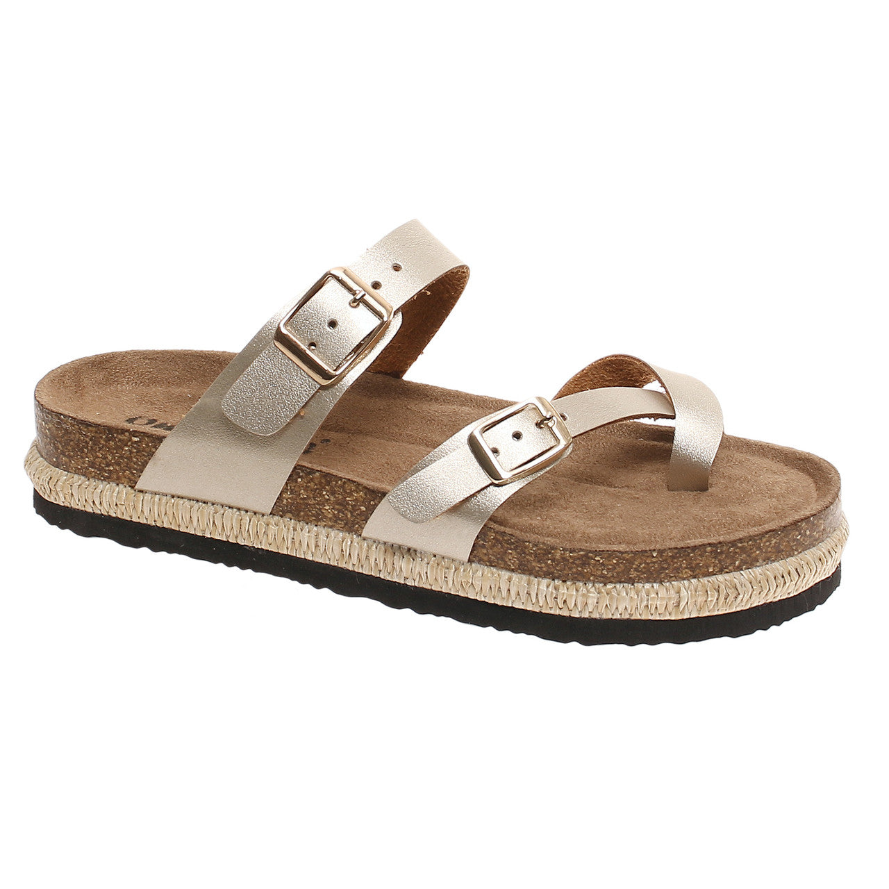 Outwoods Women's Topaz-5 Slide Sandal Gold 22025-207