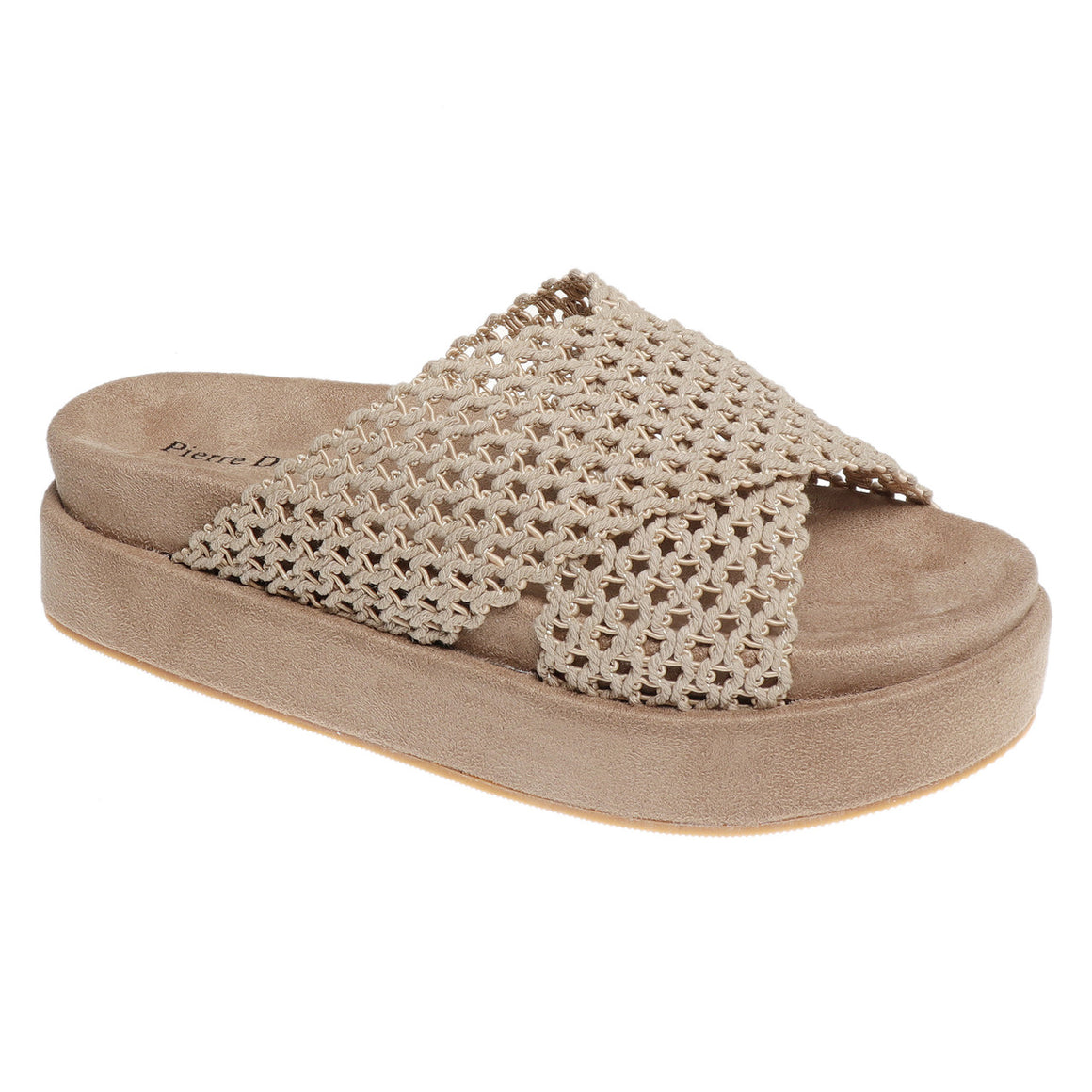Pierre Dumas Women's Mind-2 Slide Sandal - Taupe 22148-534