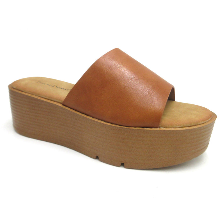 Pierre Dumas Women's Aster-1 Wedge Sandal - New Tan 22169-120