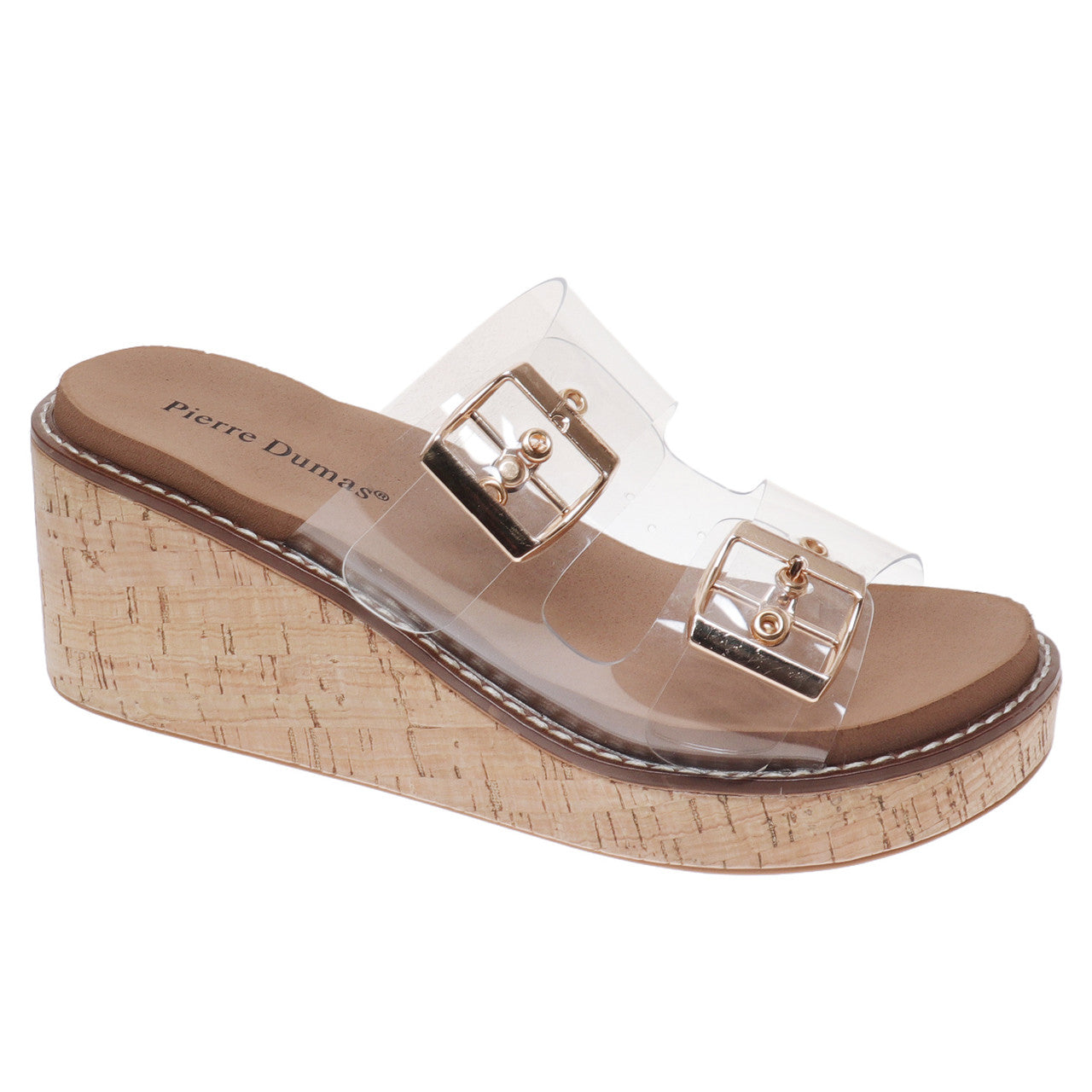 Pierre Dumas Women's Sonda-2 Wedge Sandal - Clear 22198-000