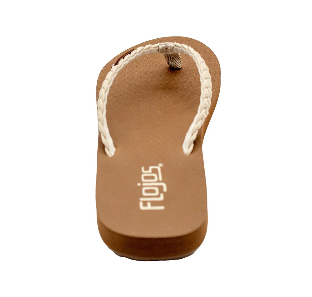 Flojos Women's Danica Sandal - Ivory/Tan 222-IVTN