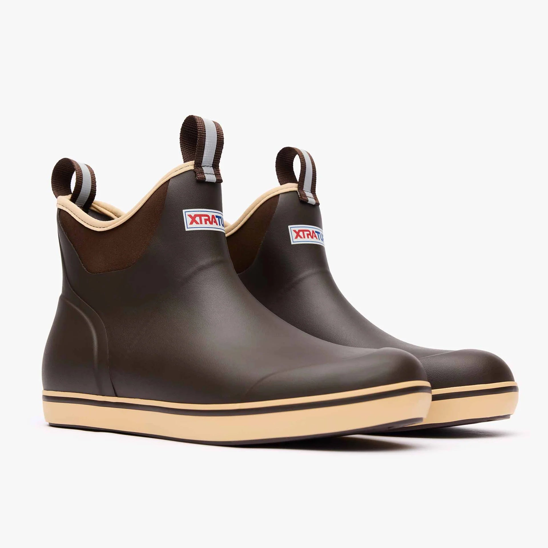 XtraTuf Men's 6" Ankle Deck Boot - Chocolate Tan 22734