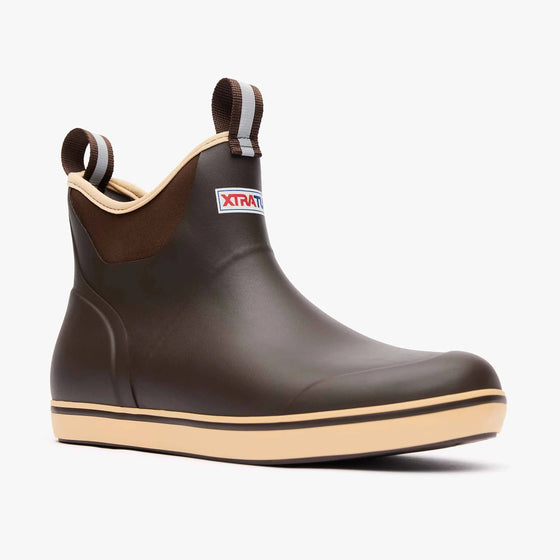 XtraTuf Men's 6" Ankle Deck Boot - Chocolate Tan 22734
