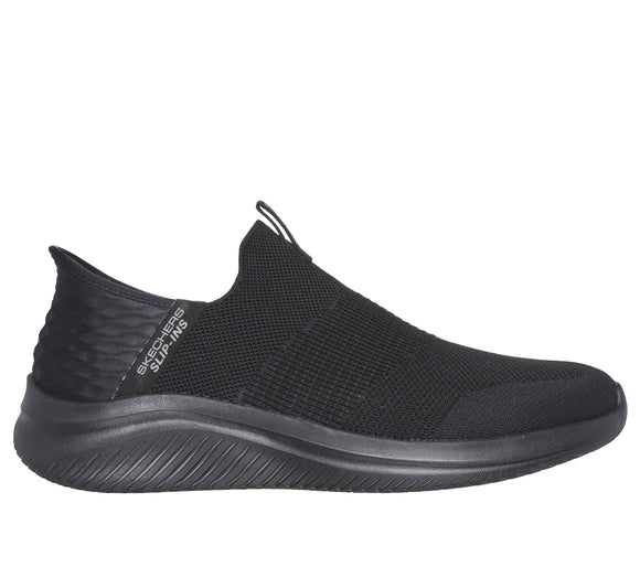 Skechers Men's Ultra Flex Smooth Slip-Ins Shoes - Black 232450