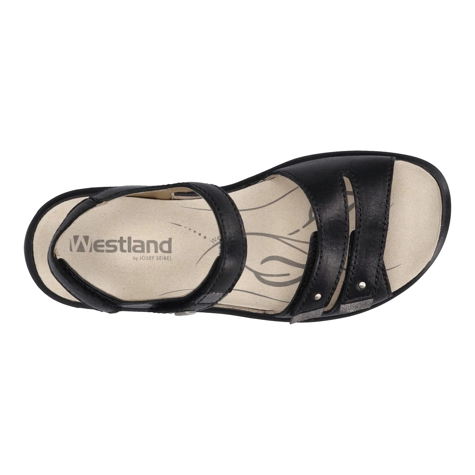 Romika Women's Annecy 02 Sandals - Black 25902