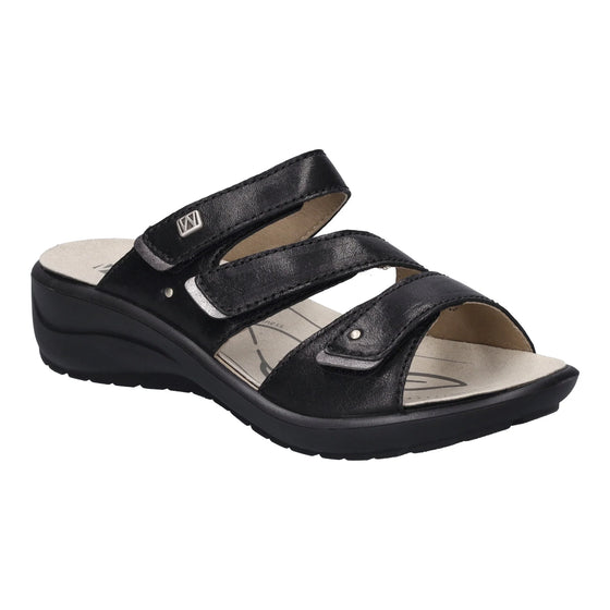Romika Women's Annecy 04 Slide Sandal - Black 25904