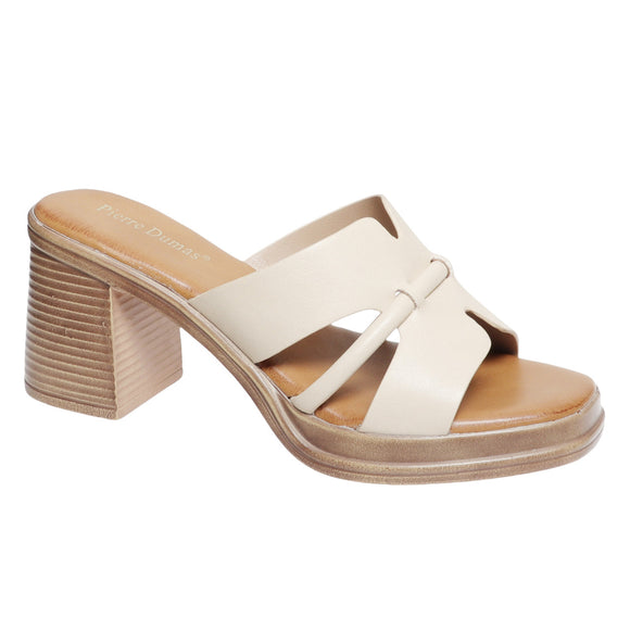 Pierre Dumas Women's Bryce-1 Heel Sandal - Nude 26630-202