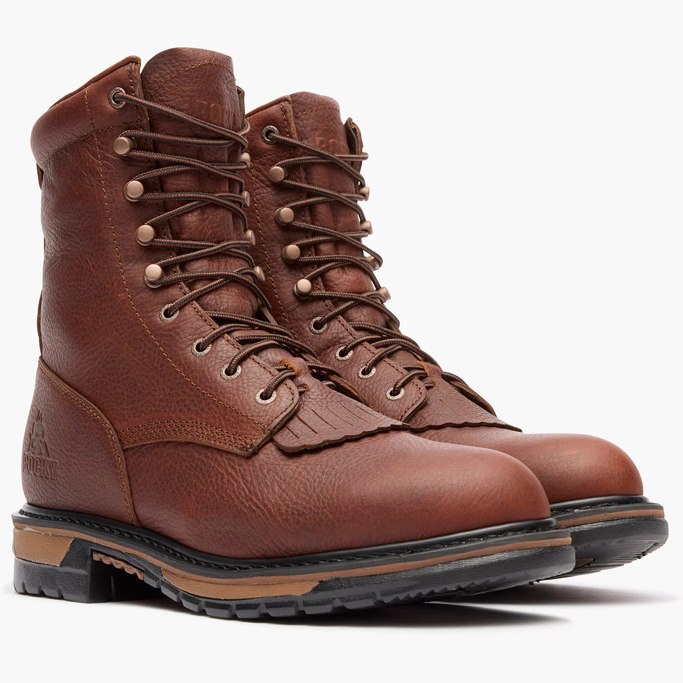 Rocky Men's Original Ride Lacer WP Western Boot - Tan Pitstop FQ0002723