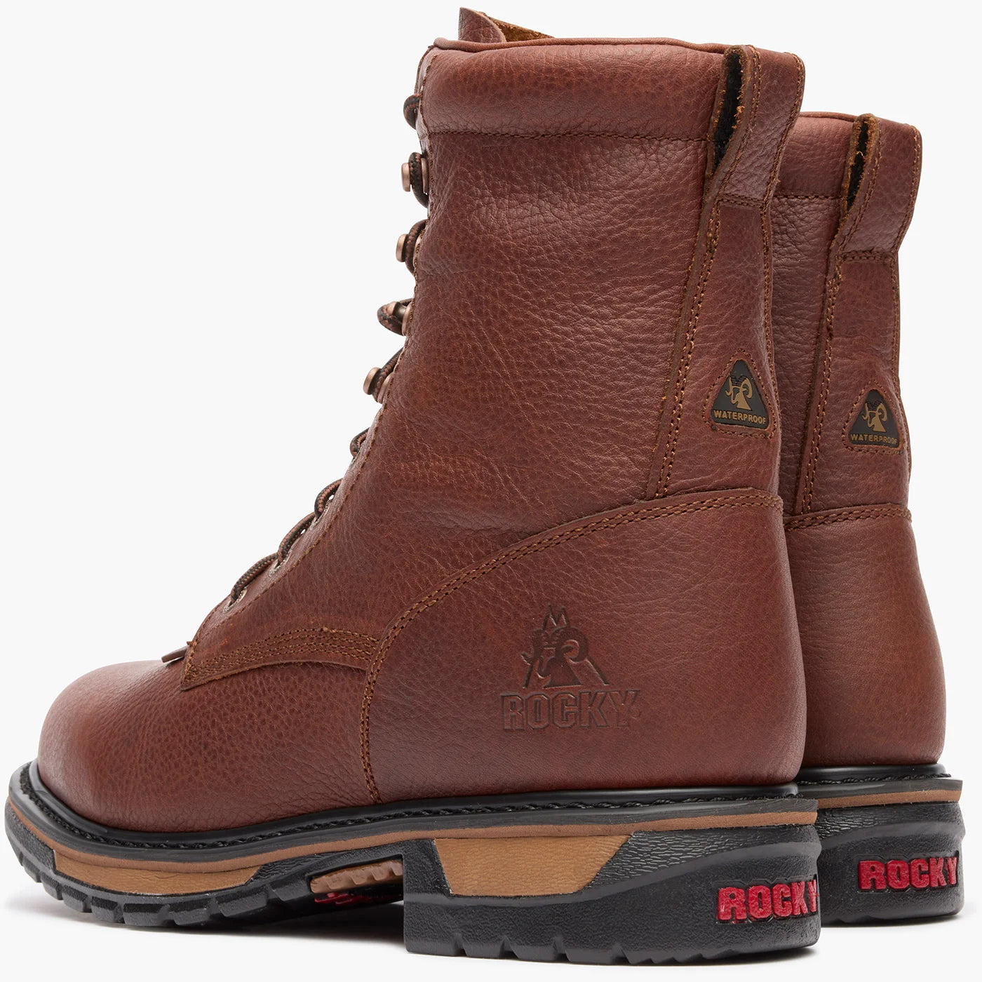 Rocky Men's Original Ride Lacer WP Western Boot - Tan Pitstop FQ0002723
