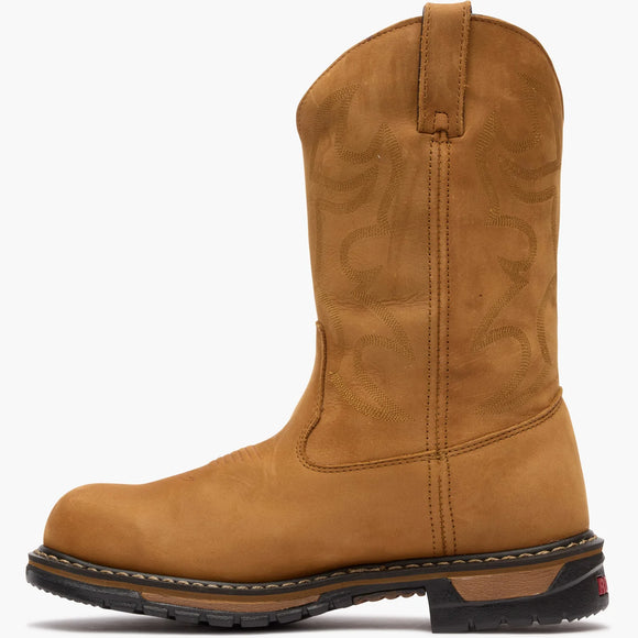 Rocky Men's Original Ride Branson Steel Toe WP Western Boots - Aztec Crazy Horse FQ0002809