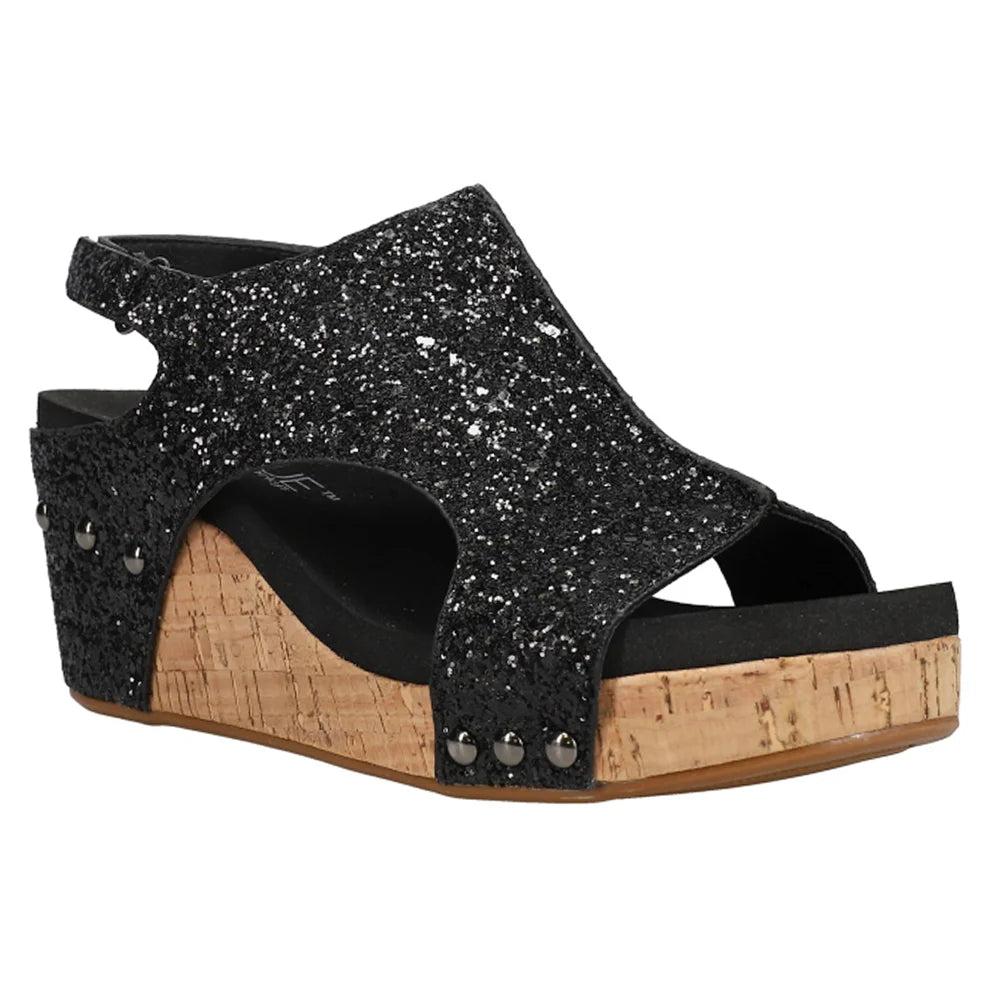 Corkys discount black wedges