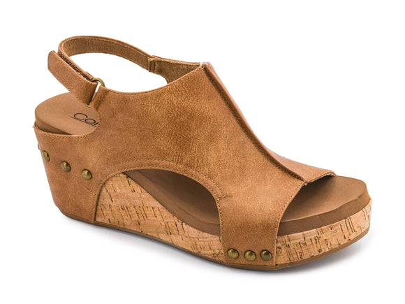 Corkys Women's Carley Wedge Sandal - Sahara 30-5316