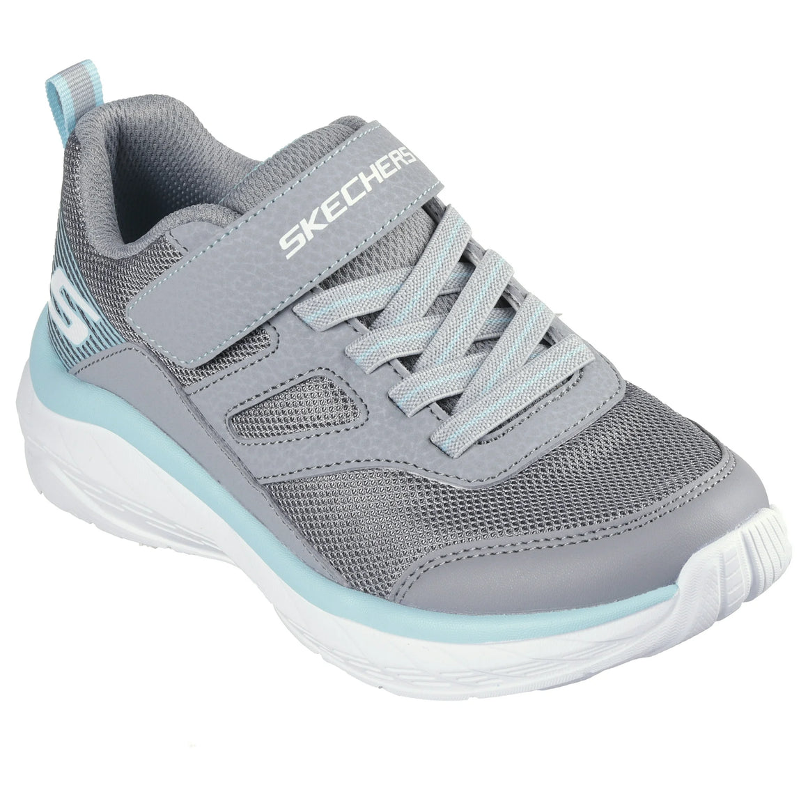 Skechers Kid's Boundless Sneaker - Gray/Turquoise 303555L