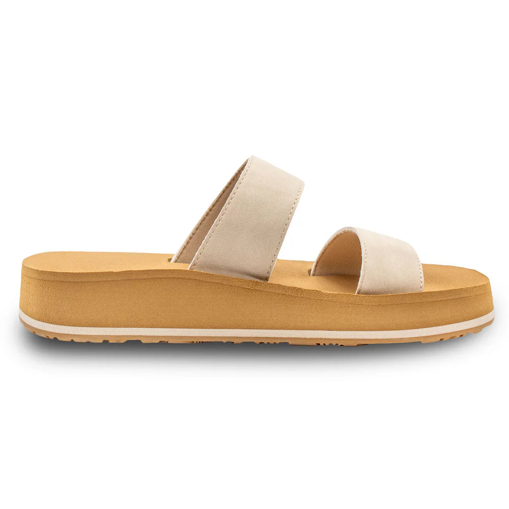 Flojos Women's Alondra Flatform Sandal - Ivory 312