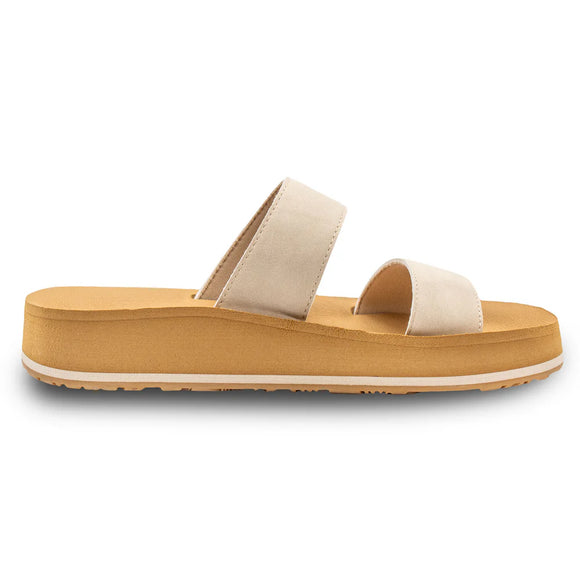Flojos Women's Alondra Flatform Sandal - Ivory 312
