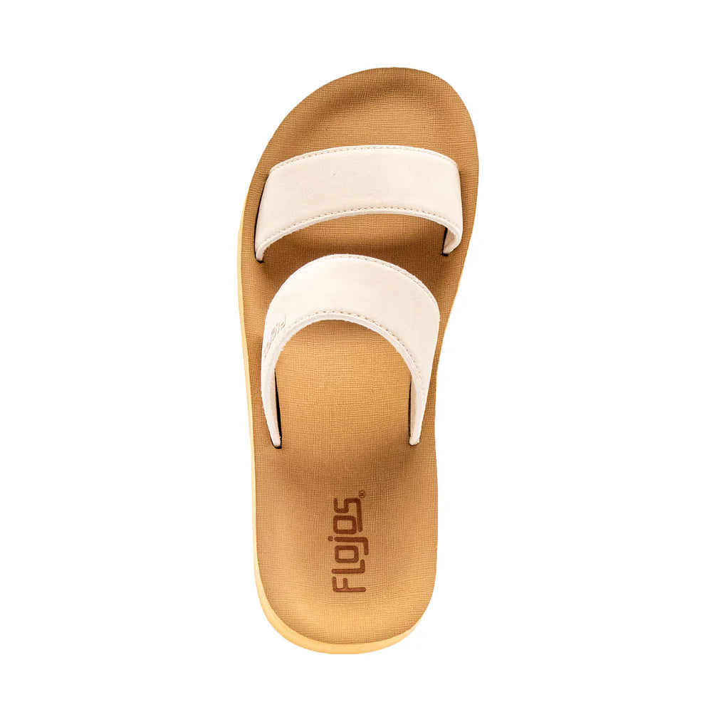 Flojos Women's Alondra Flatform Sandal - Ivory 312