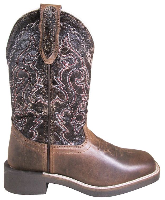 Smoky Mountain Child's Odessa Western Boot - Vintage Brown 3239C