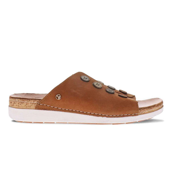 Revere Women's Antalya Slide Sandal - Caramel 34ANTACAR
