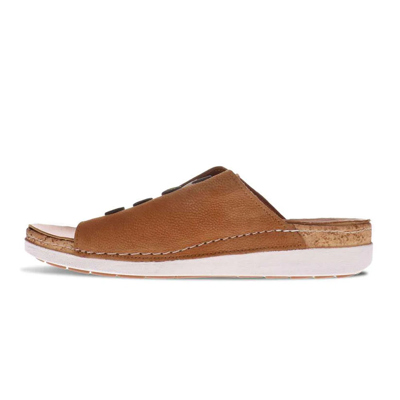 Revere Women's Antalya Slide Sandal - Caramel 34ANTACAR