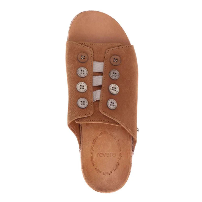 Revere Women's Antalya Slide Sandal - Caramel 34ANTACAR