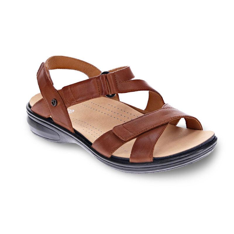Revere Women's Zanzibar Sandal - Cognac 34ZANZCOGW