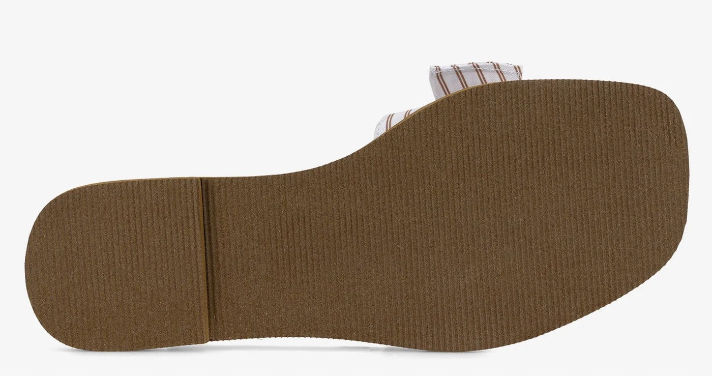 Flojos Women's Sur Slide Sandal - Ivory Stripe 368
