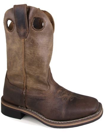 Smoky Mountain Youth Waylon Western Boot - Brown Oil 3910Y